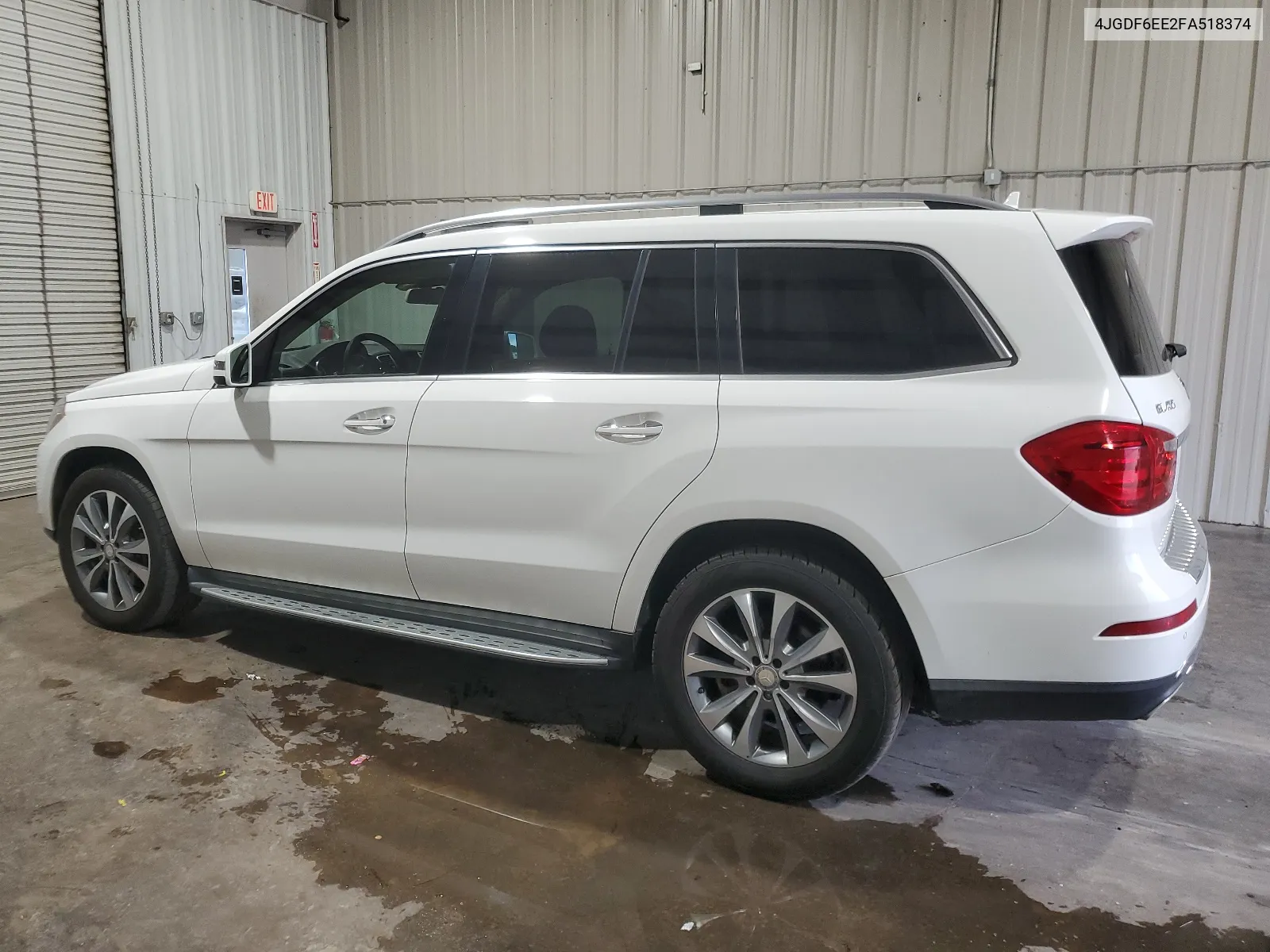 2015 Mercedes-Benz Gl 450 4Matic VIN: 4JGDF6EE2FA518374 Lot: 67660104