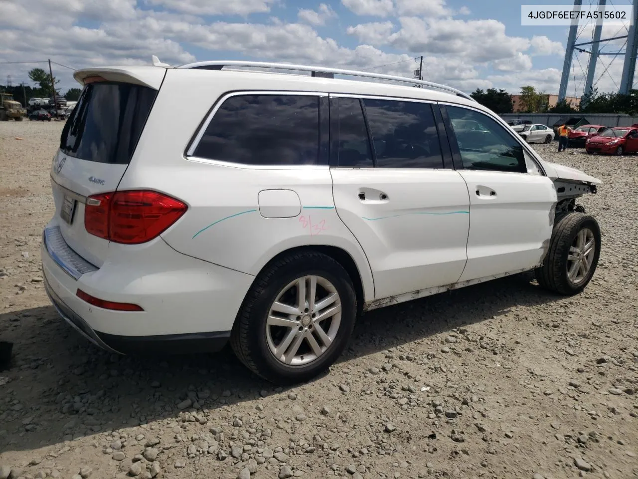 2015 Mercedes-Benz Gl 450 4Matic VIN: 4JGDF6EE7FA515602 Lot: 69286334