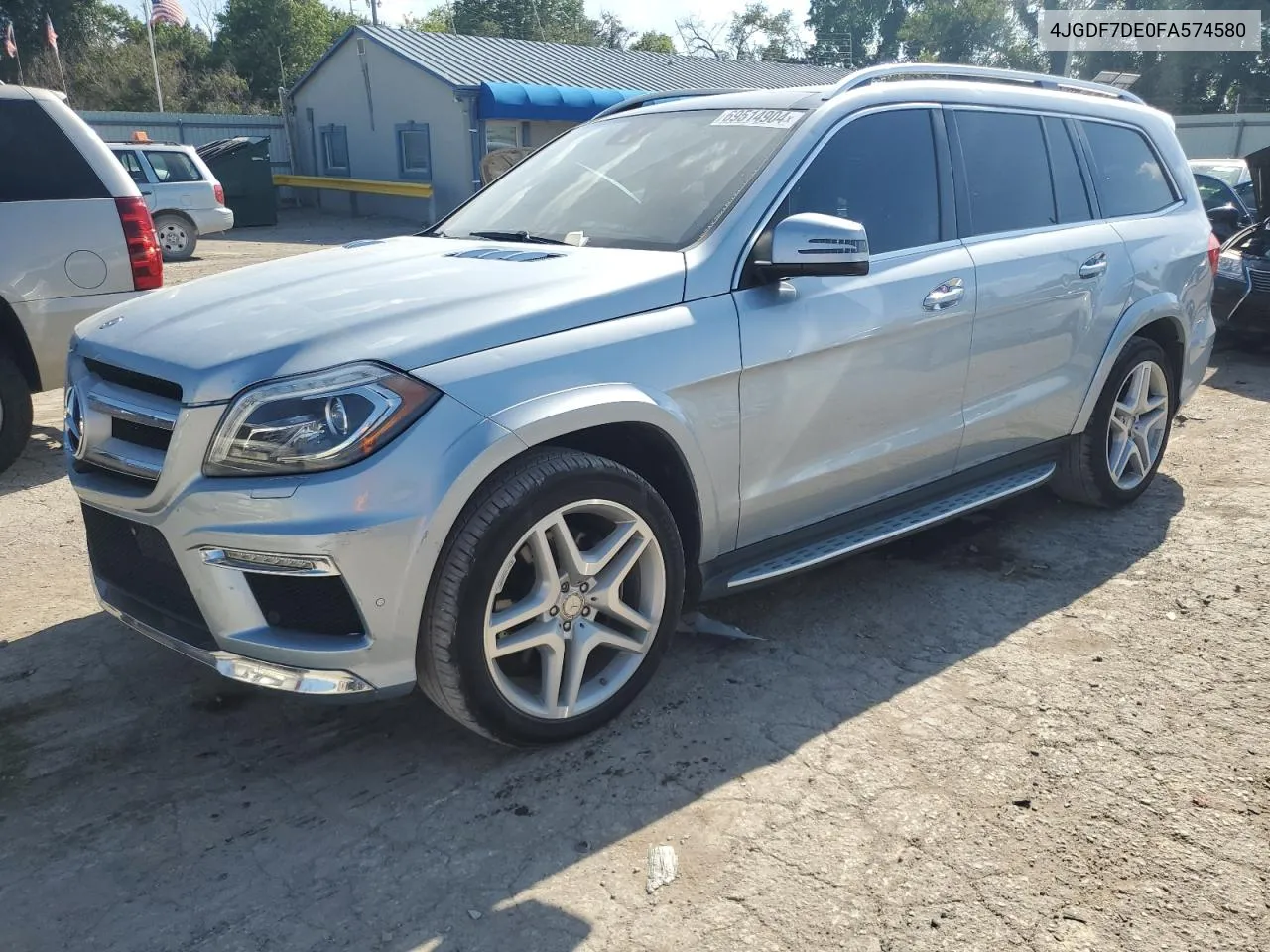 2015 Mercedes-Benz Gl 550 4Matic VIN: 4JGDF7DE0FA574580 Lot: 69514904