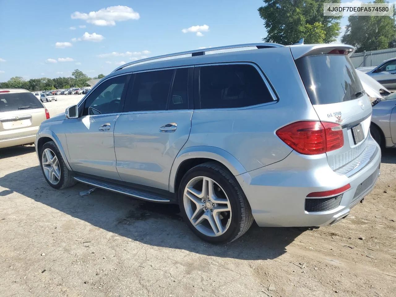 2015 Mercedes-Benz Gl 550 4Matic VIN: 4JGDF7DE0FA574580 Lot: 69514904