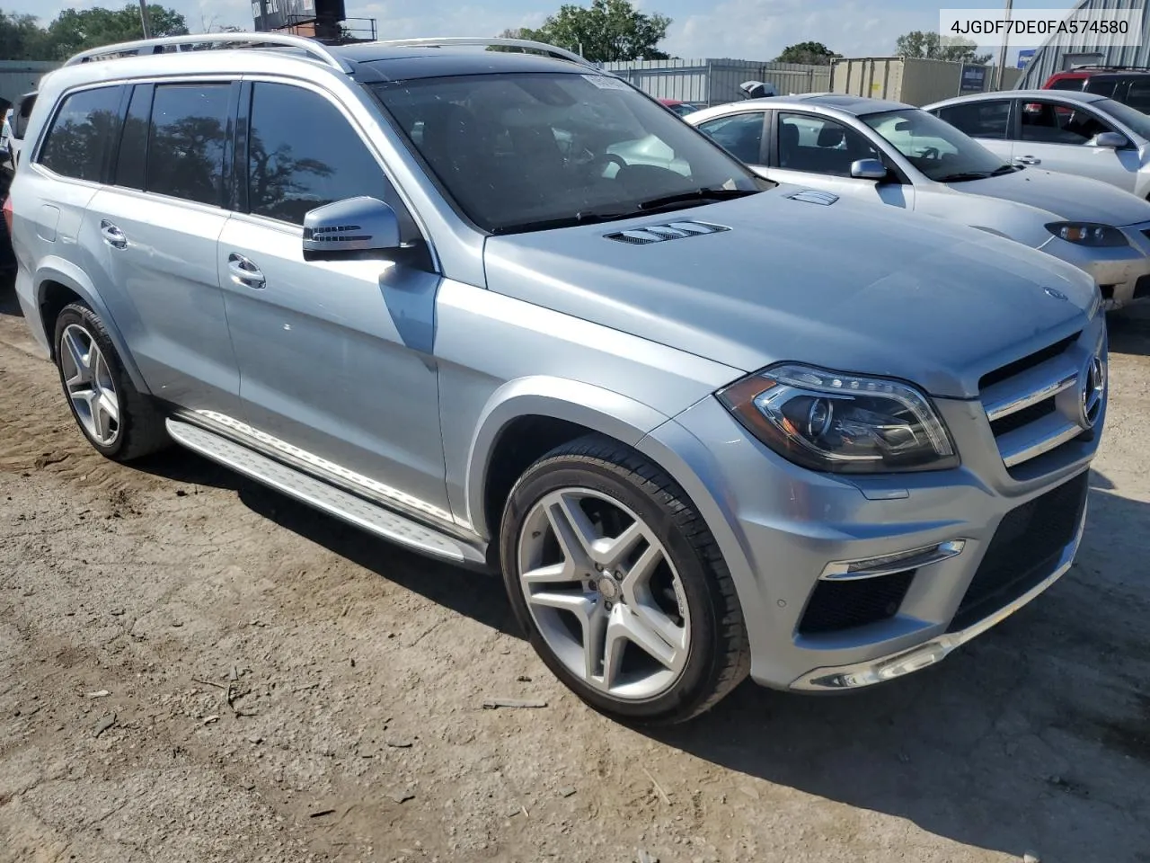 2015 Mercedes-Benz Gl 550 4Matic VIN: 4JGDF7DE0FA574580 Lot: 69514904