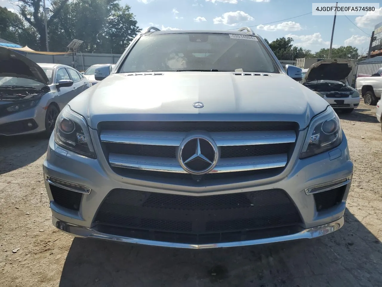 2015 Mercedes-Benz Gl 550 4Matic VIN: 4JGDF7DE0FA574580 Lot: 69514904