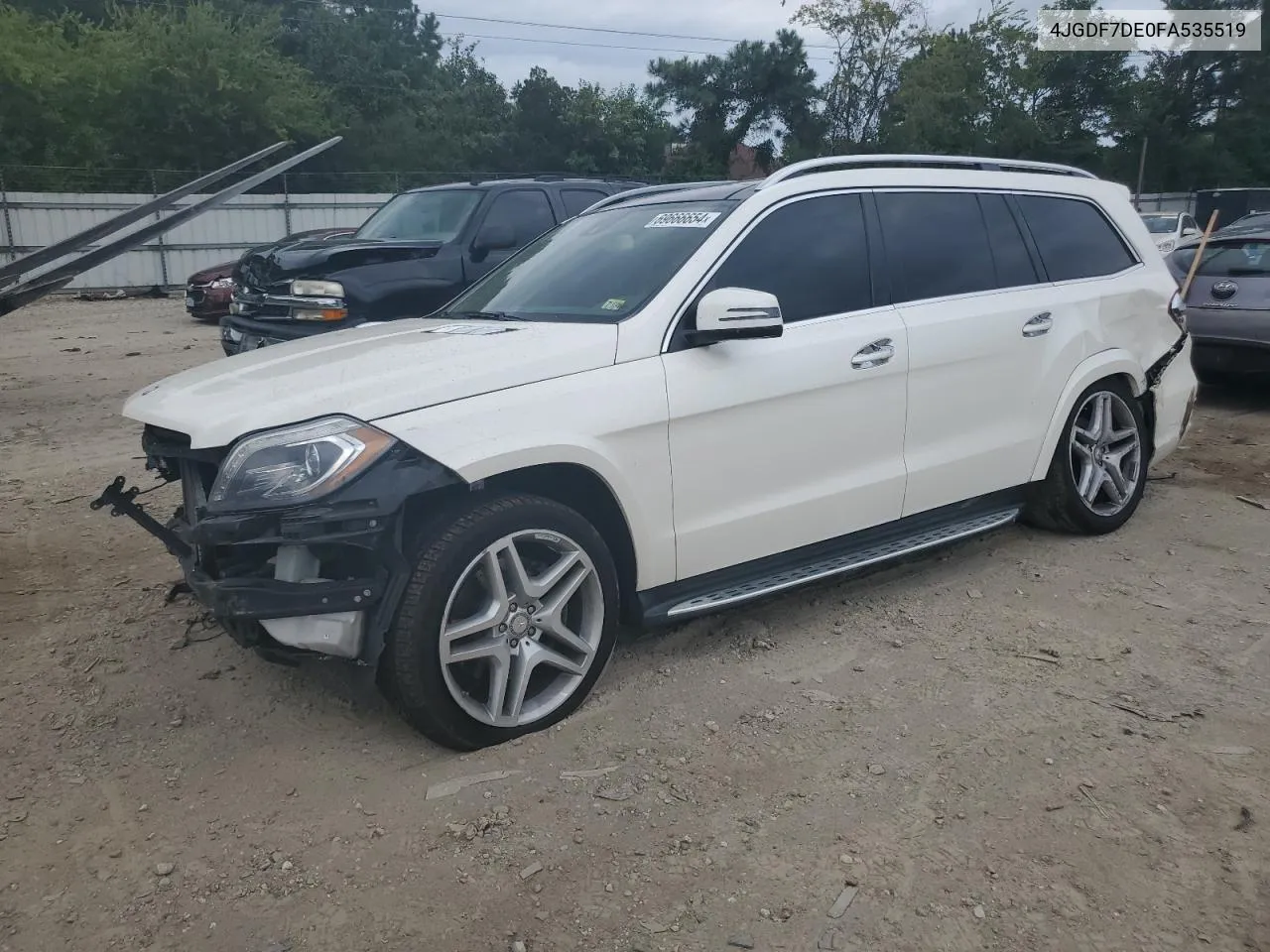 2015 Mercedes-Benz Gl 550 4Matic VIN: 4JGDF7DE0FA535519 Lot: 69666654