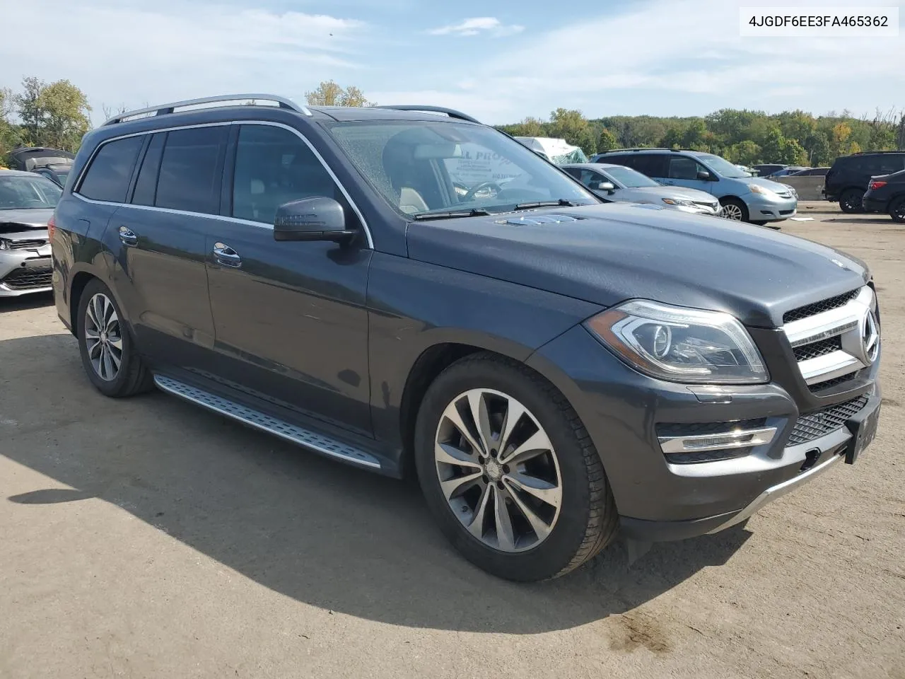 2015 Mercedes-Benz Gl 450 4Matic VIN: 4JGDF6EE3FA465362 Lot: 70695214