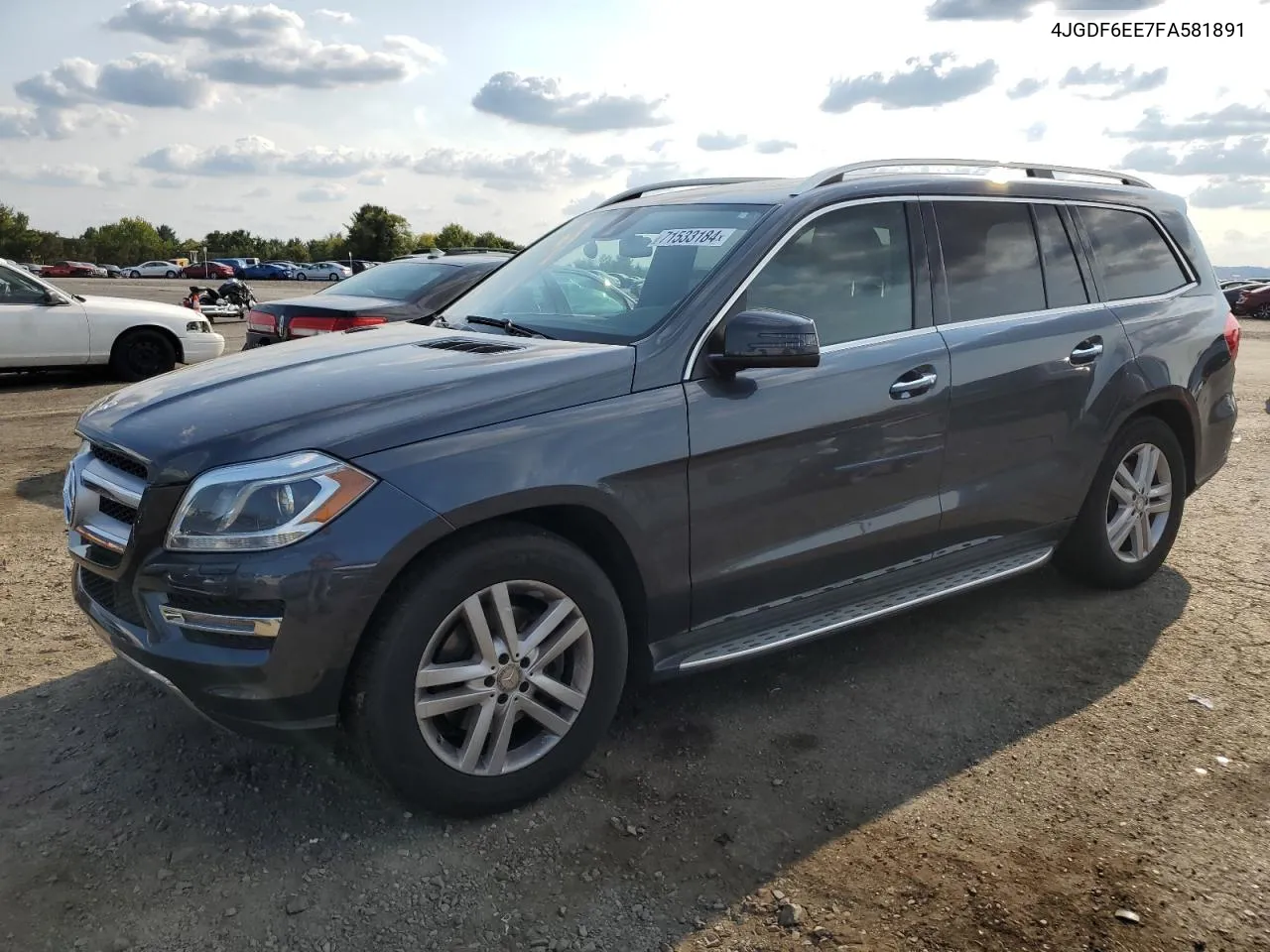 4JGDF6EE7FA581891 2015 Mercedes-Benz Gl 450 4Matic