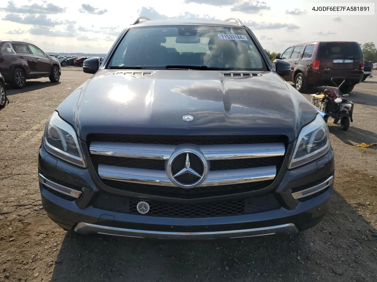 2015 Mercedes-Benz Gl 450 4Matic VIN: 4JGDF6EE7FA581891 Lot: 71533184