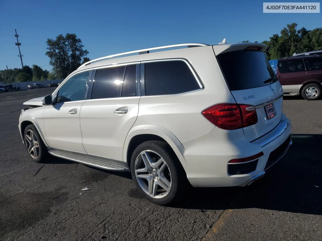 2015 Mercedes-Benz Gl 550 4Matic VIN: 4JGDF7DE3FA441120 Lot: 71847294