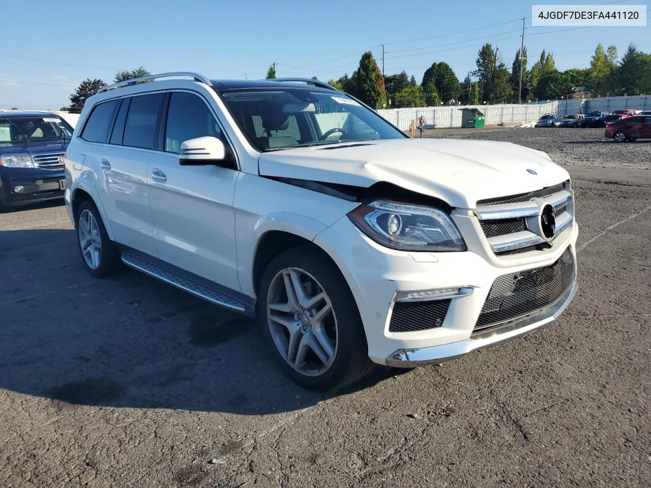 2015 Mercedes-Benz Gl 550 4Matic VIN: 4JGDF7DE3FA441120 Lot: 71847294