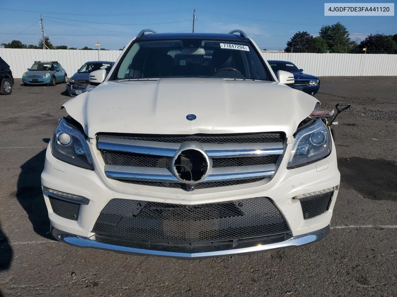 2015 Mercedes-Benz Gl 550 4Matic VIN: 4JGDF7DE3FA441120 Lot: 71847294