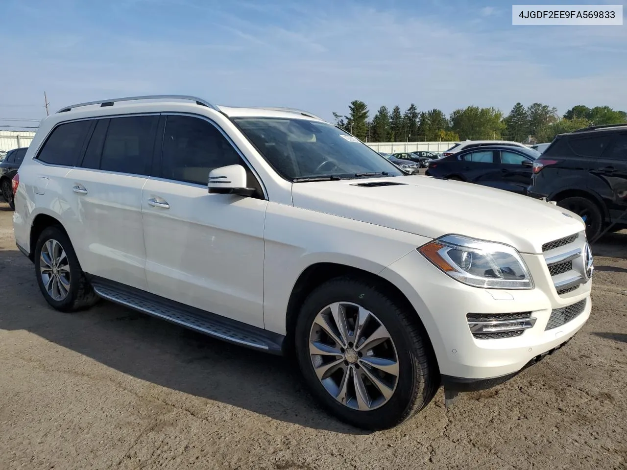 2015 Mercedes-Benz Gl 350 Bluetec VIN: 4JGDF2EE9FA569833 Lot: 72363854