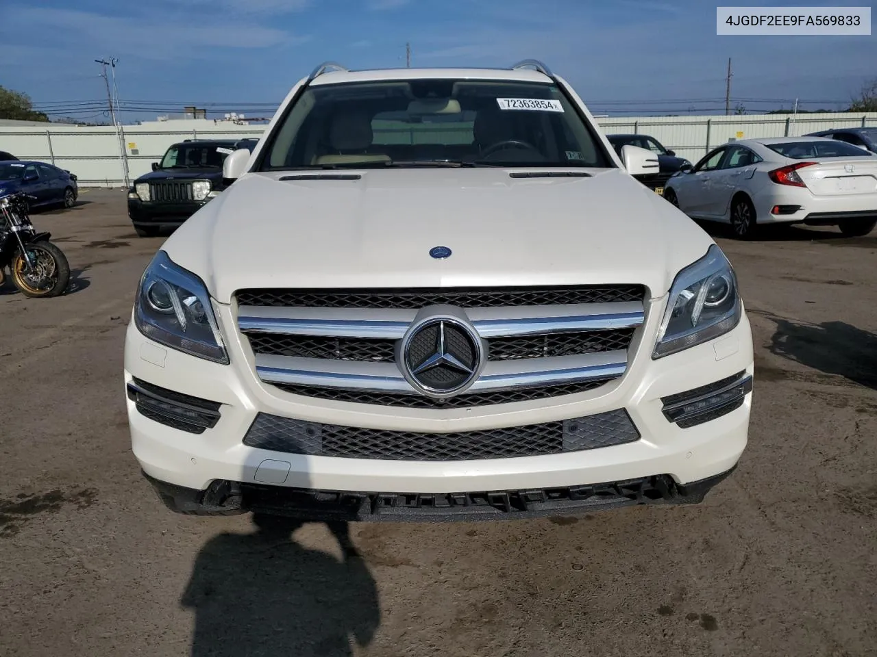 2015 Mercedes-Benz Gl 350 Bluetec VIN: 4JGDF2EE9FA569833 Lot: 72363854