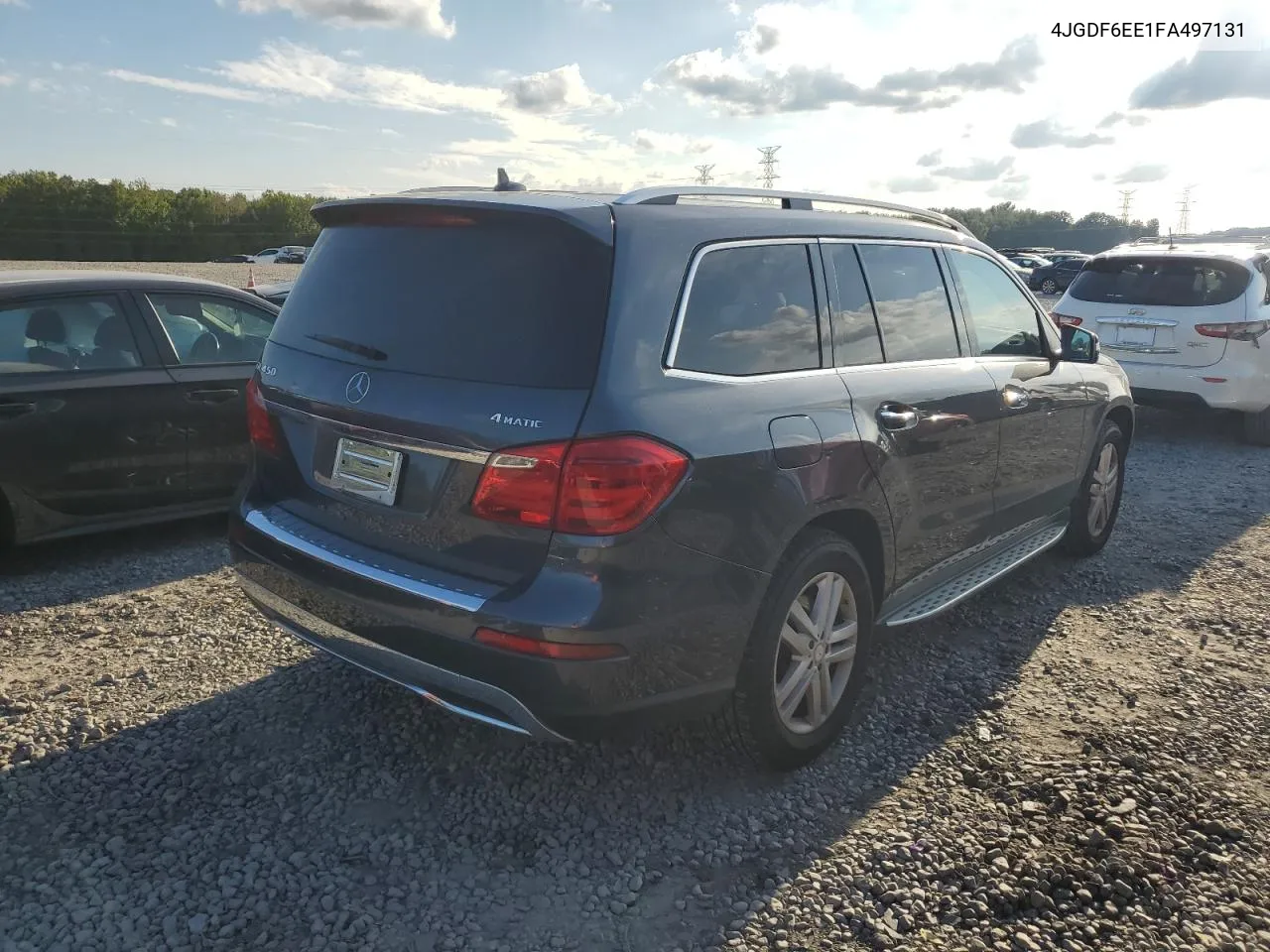 2015 Mercedes-Benz Gl 450 4Matic VIN: 4JGDF6EE1FA497131 Lot: 72607724