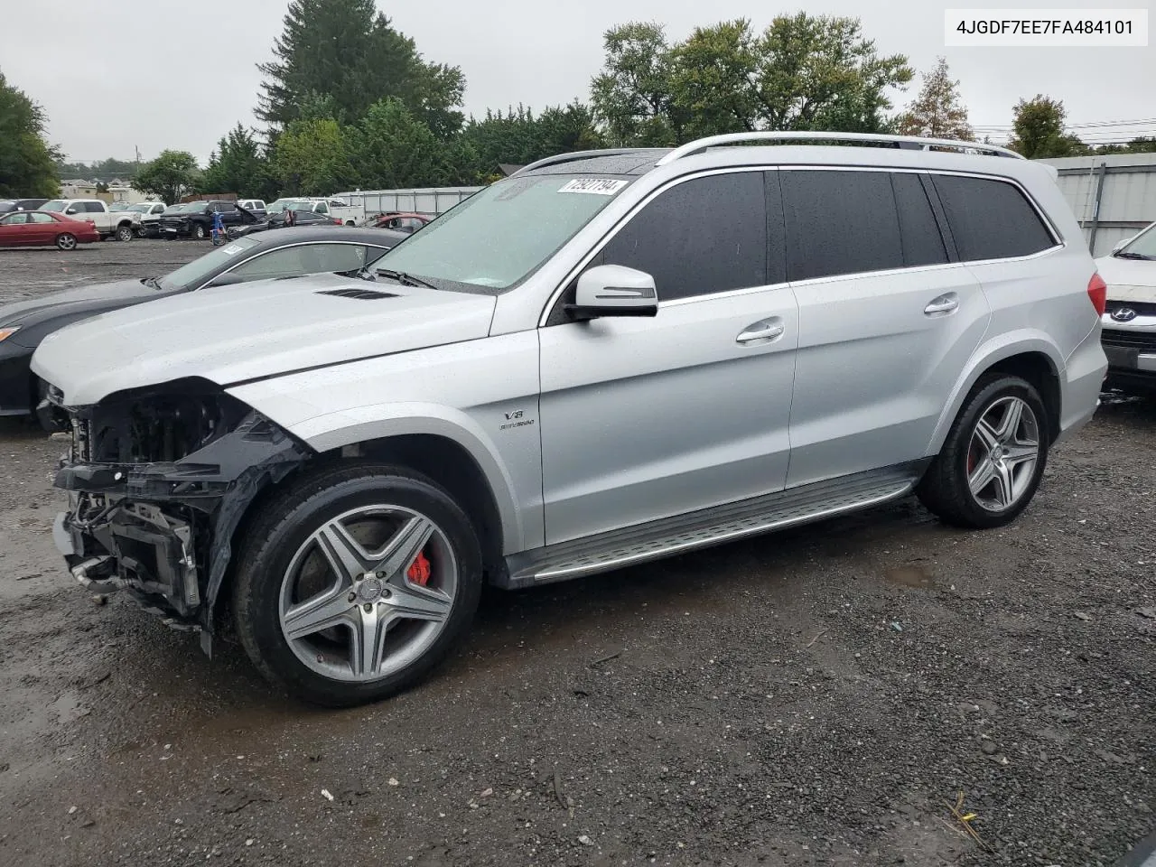 2015 Mercedes-Benz Gl 63 Amg VIN: 4JGDF7EE7FA484101 Lot: 72927794