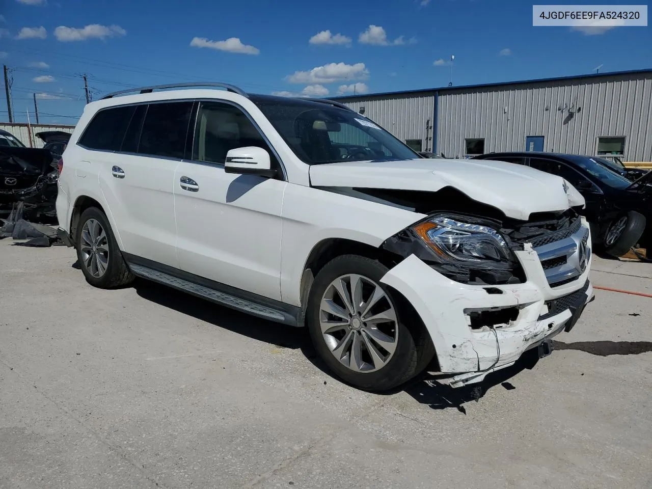 2015 Mercedes-Benz Gl 450 4Matic VIN: 4JGDF6EE9FA524320 Lot: 72971214