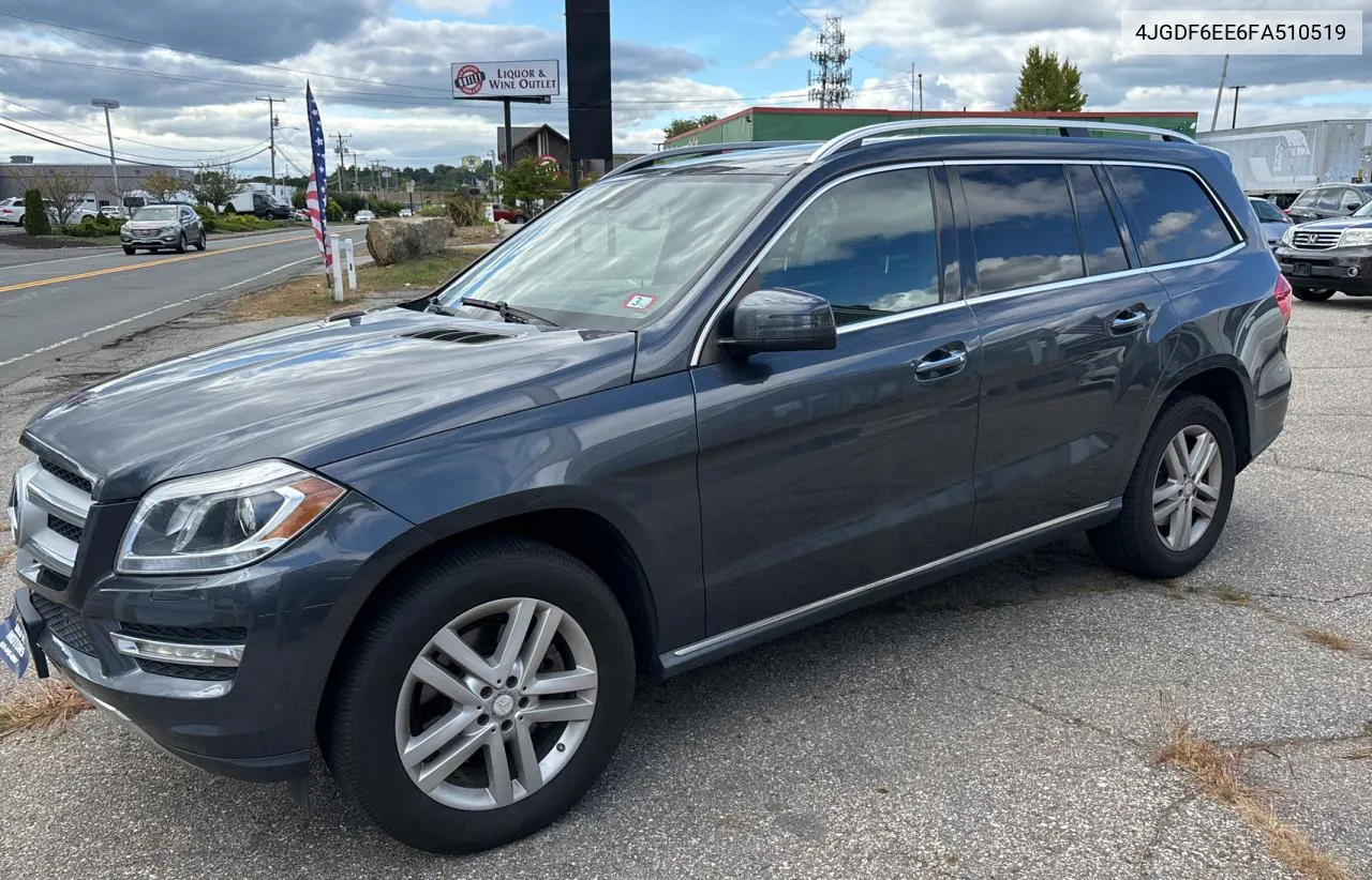 2015 Mercedes-Benz Gl 450 4Matic VIN: 4JGDF6EE6FA510519 Lot: 73180004