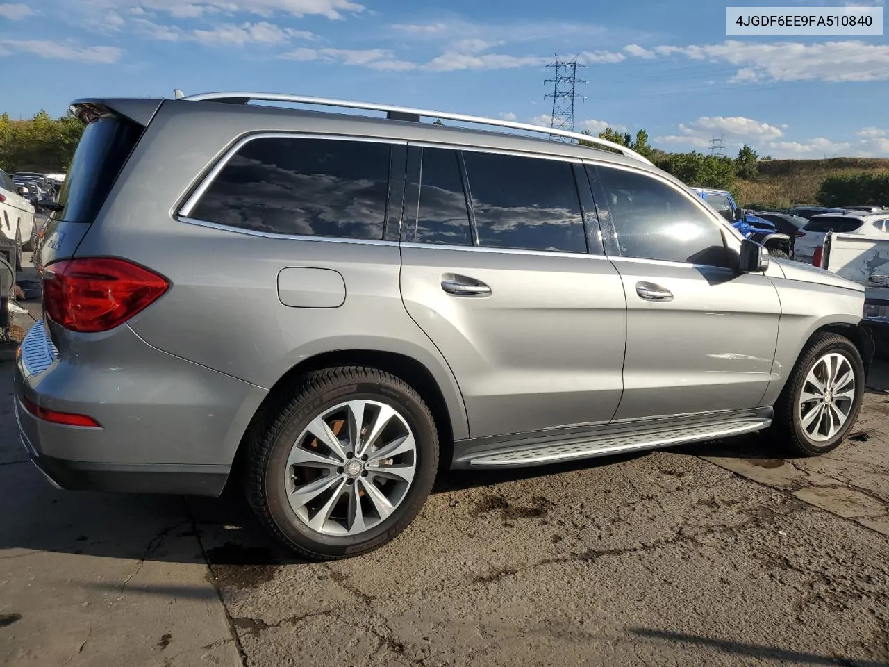 2015 Mercedes-Benz Gl 450 4Matic VIN: 4JGDF6EE9FA510840 Lot: 73347324