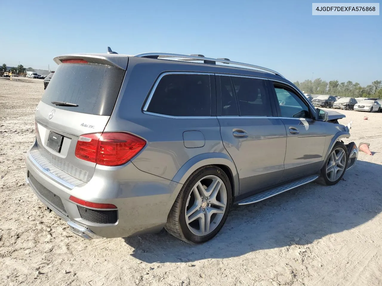 2015 Mercedes-Benz Gl 550 4Matic VIN: 4JGDF7DEXFA576868 Lot: 73359684