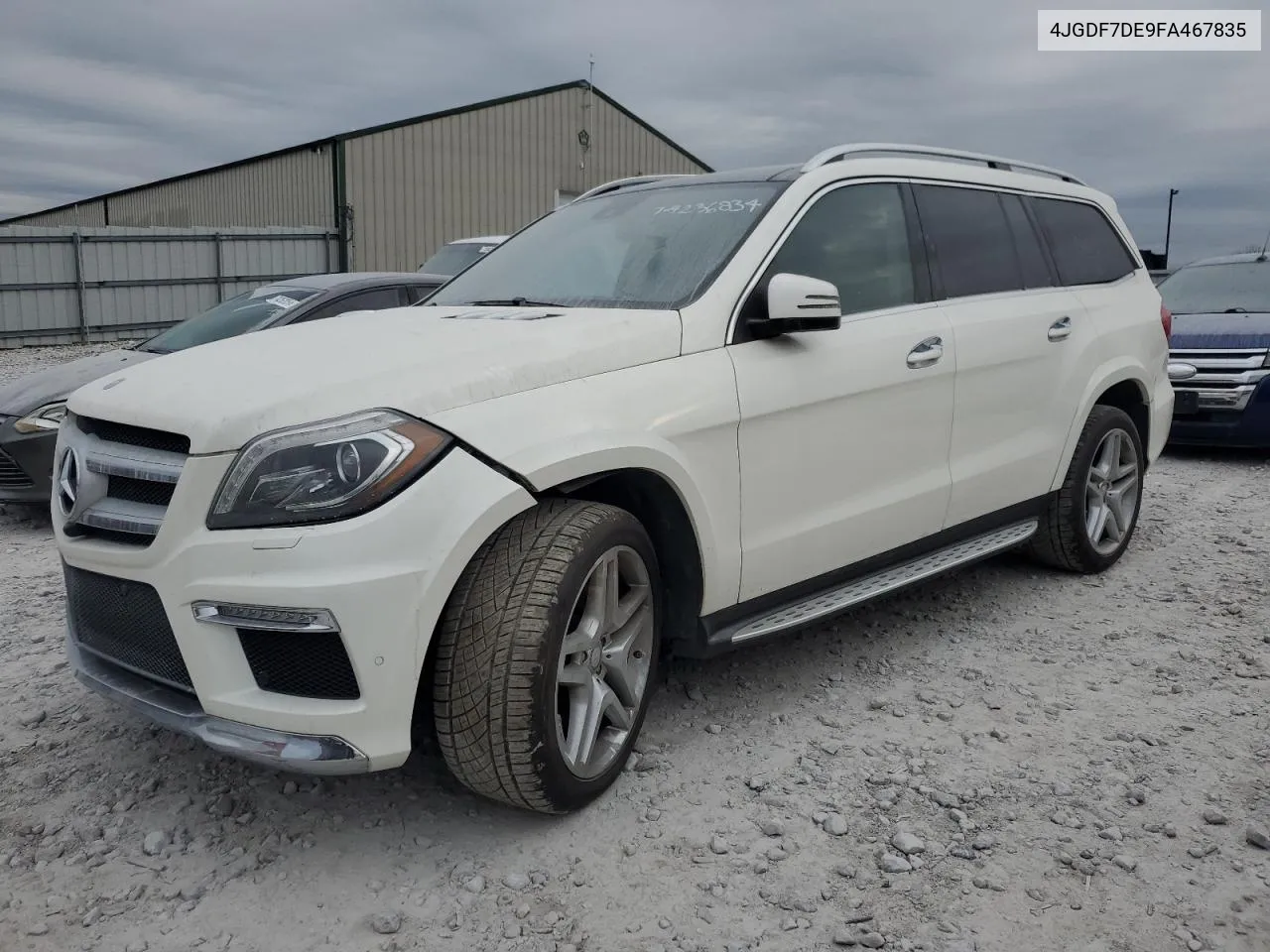 2015 Mercedes-Benz Gl 550 4Matic VIN: 4JGDF7DE9FA467835 Lot: 74236834