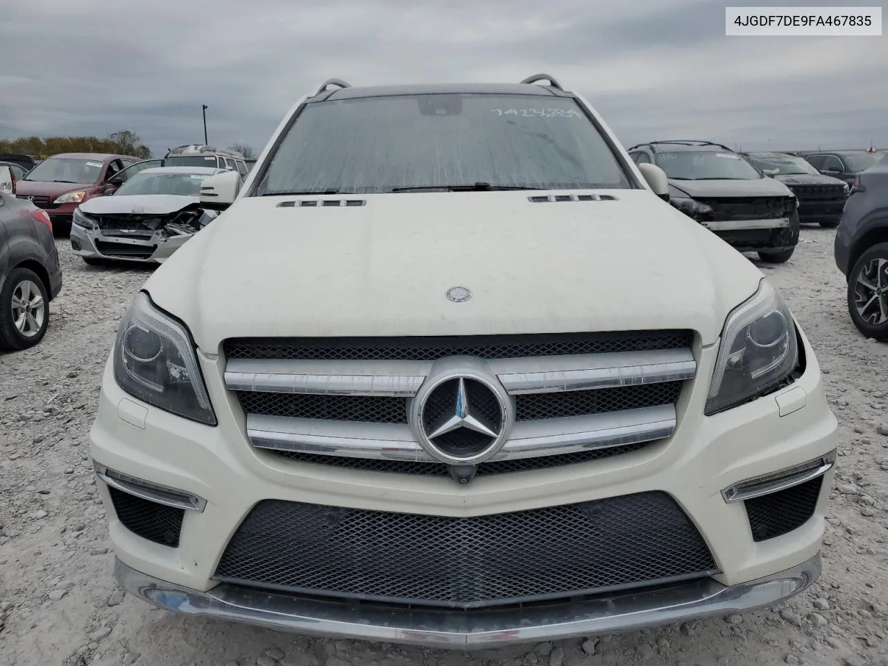 2015 Mercedes-Benz Gl 550 4Matic VIN: 4JGDF7DE9FA467835 Lot: 74236834