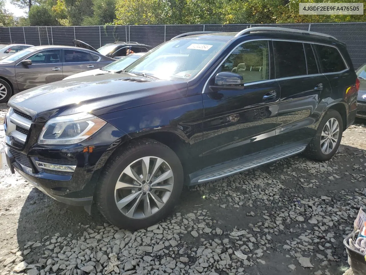 2015 Mercedes-Benz Gl 350 Bluetec VIN: 4JGDF2EE9FA476505 Lot: 74244364