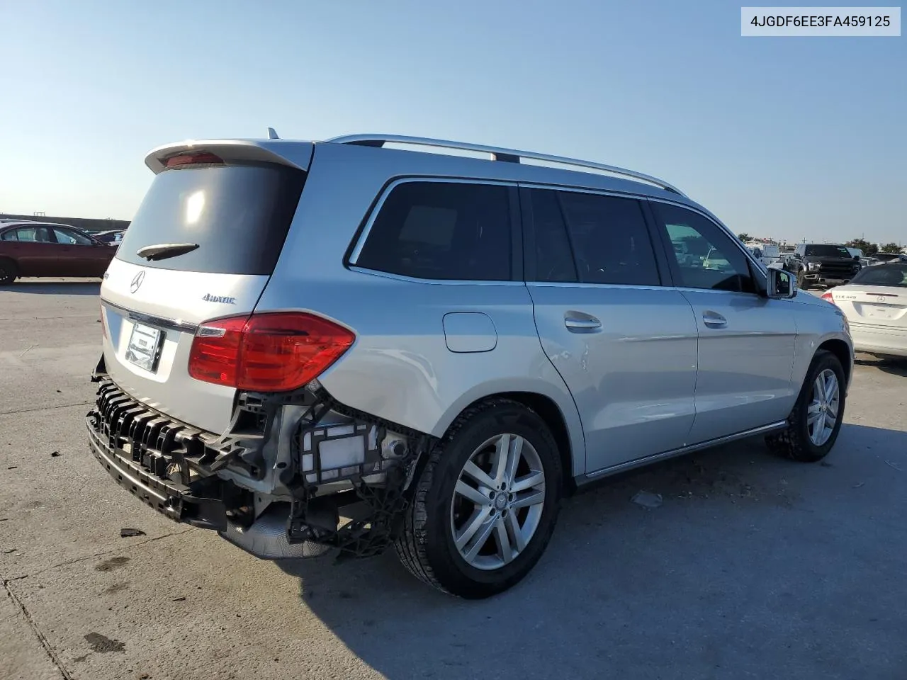 2015 Mercedes-Benz Gl 450 4Matic VIN: 4JGDF6EE3FA459125 Lot: 74321134