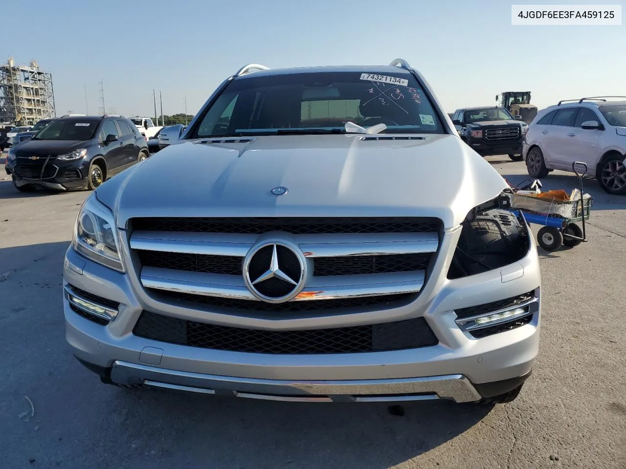 2015 Mercedes-Benz Gl 450 4Matic VIN: 4JGDF6EE3FA459125 Lot: 74321134