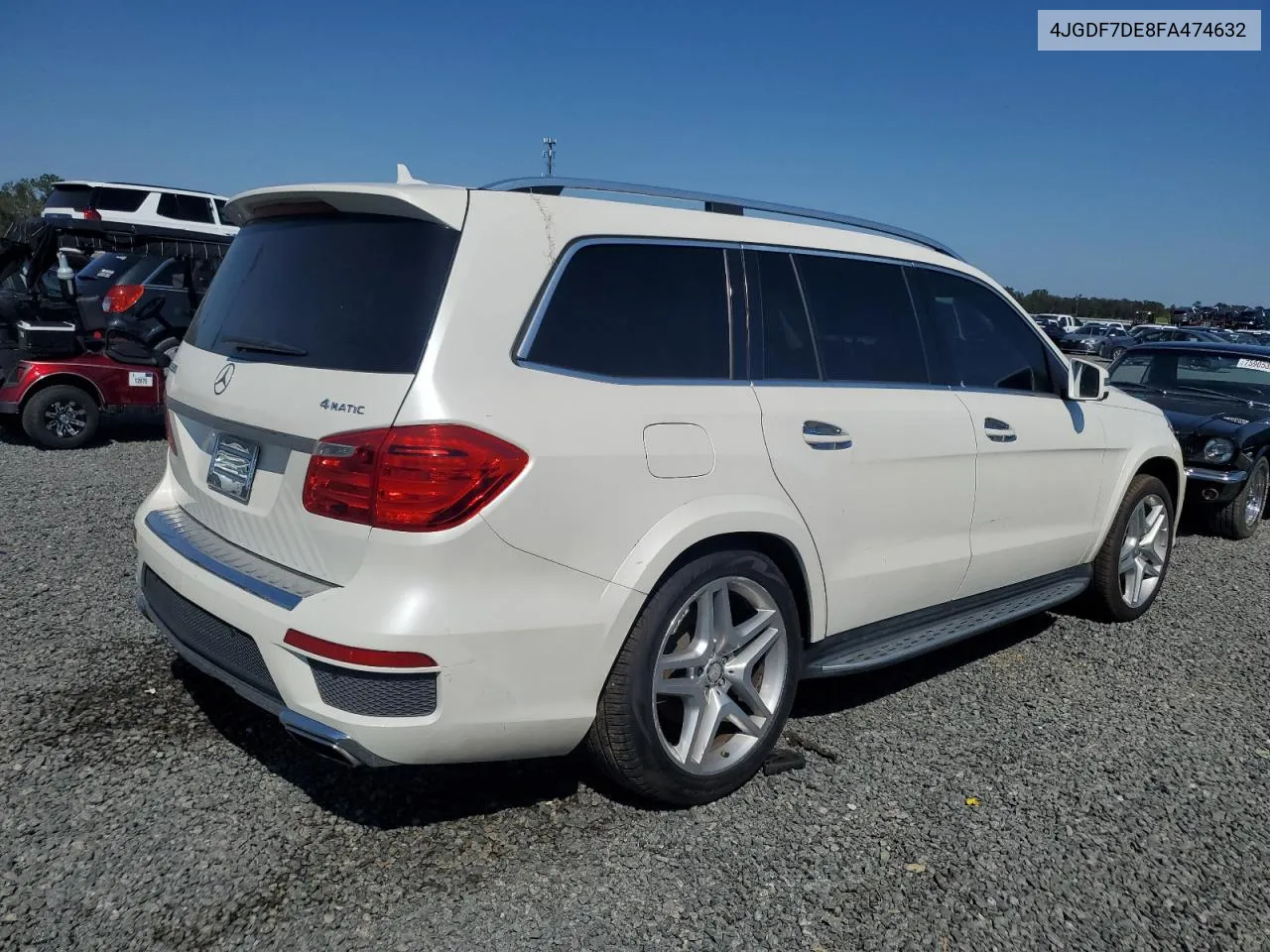 2015 Mercedes-Benz Gl 550 4Matic VIN: 4JGDF7DE8FA474632 Lot: 74369504