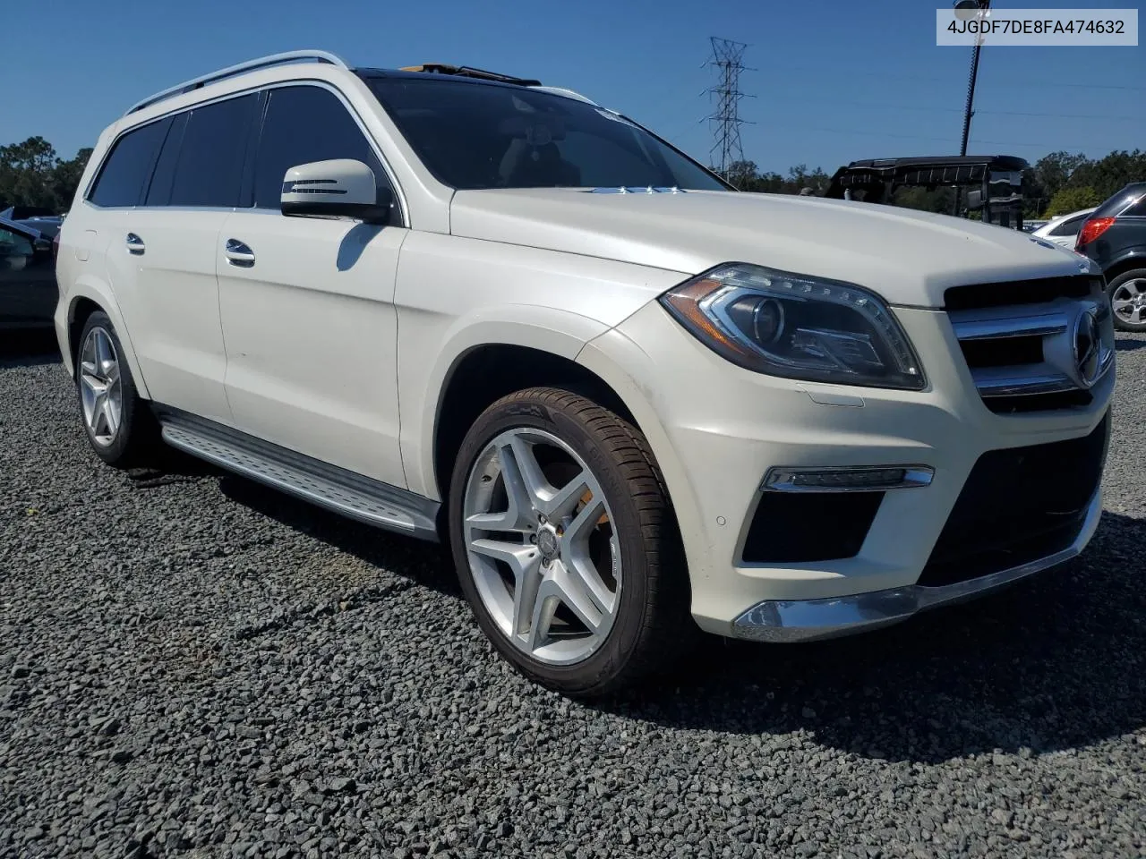 2015 Mercedes-Benz Gl 550 4Matic VIN: 4JGDF7DE8FA474632 Lot: 74369504