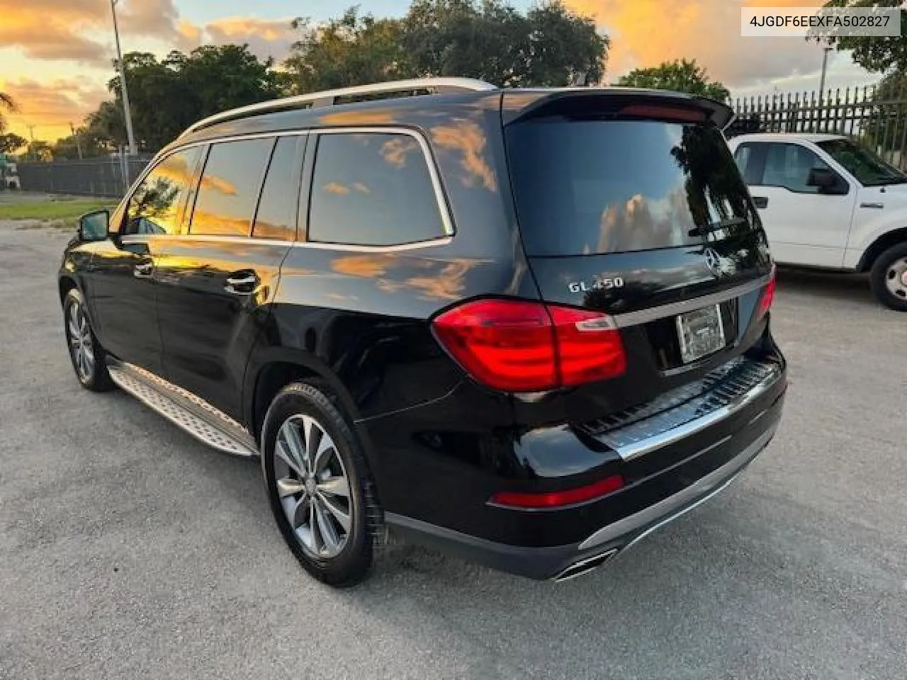 2015 Mercedes-Benz Gl 450 4Matic VIN: 4JGDF6EEXFA502827 Lot: 74401904