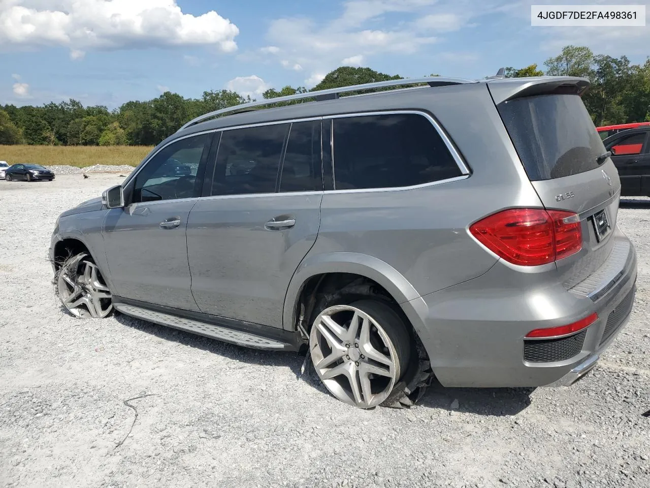 2015 Mercedes-Benz Gl 550 4Matic VIN: 4JGDF7DE2FA498361 Lot: 74493834