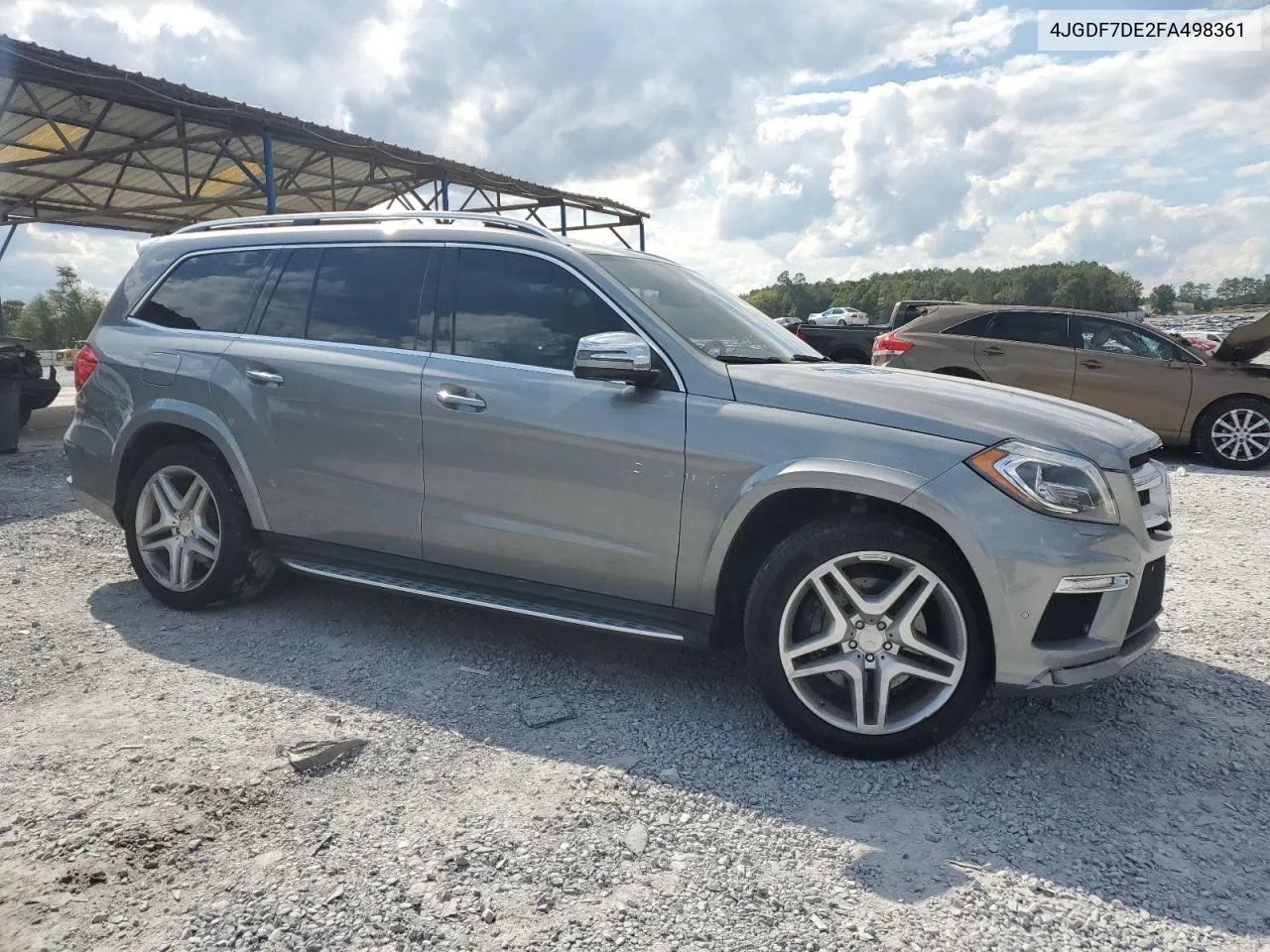 2015 Mercedes-Benz Gl 550 4Matic VIN: 4JGDF7DE2FA498361 Lot: 74493834