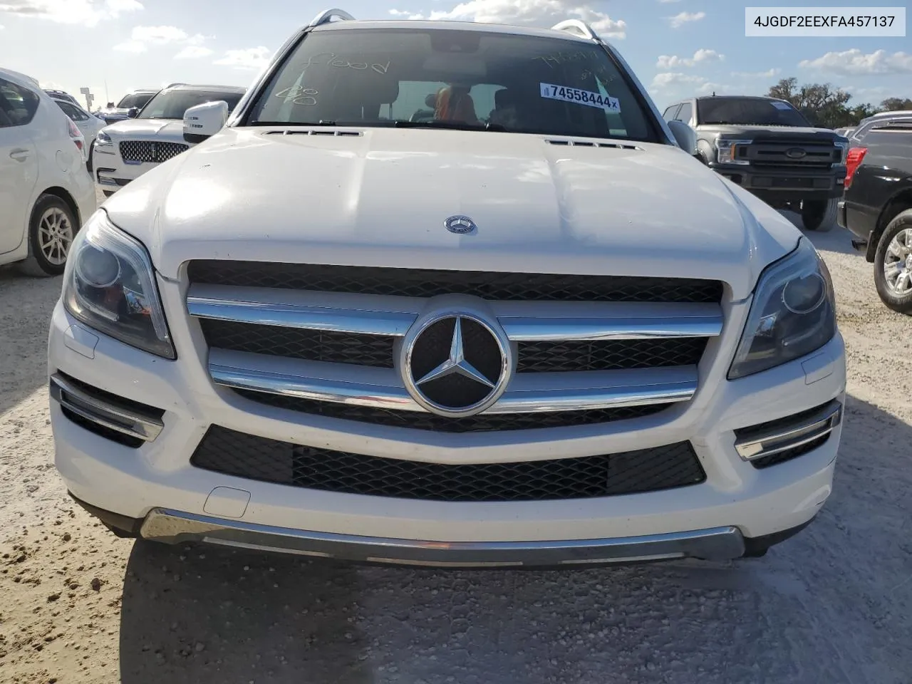 2015 Mercedes-Benz Gl 350 Bluetec VIN: 4JGDF2EEXFA457137 Lot: 74558444