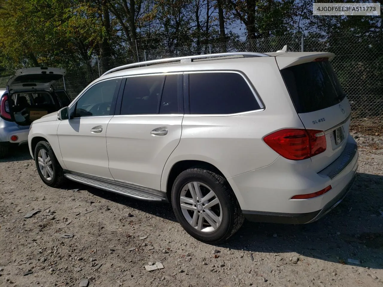 2015 Mercedes-Benz Gl 450 4Matic VIN: 4JGDF6EE3FA511773 Lot: 75319124