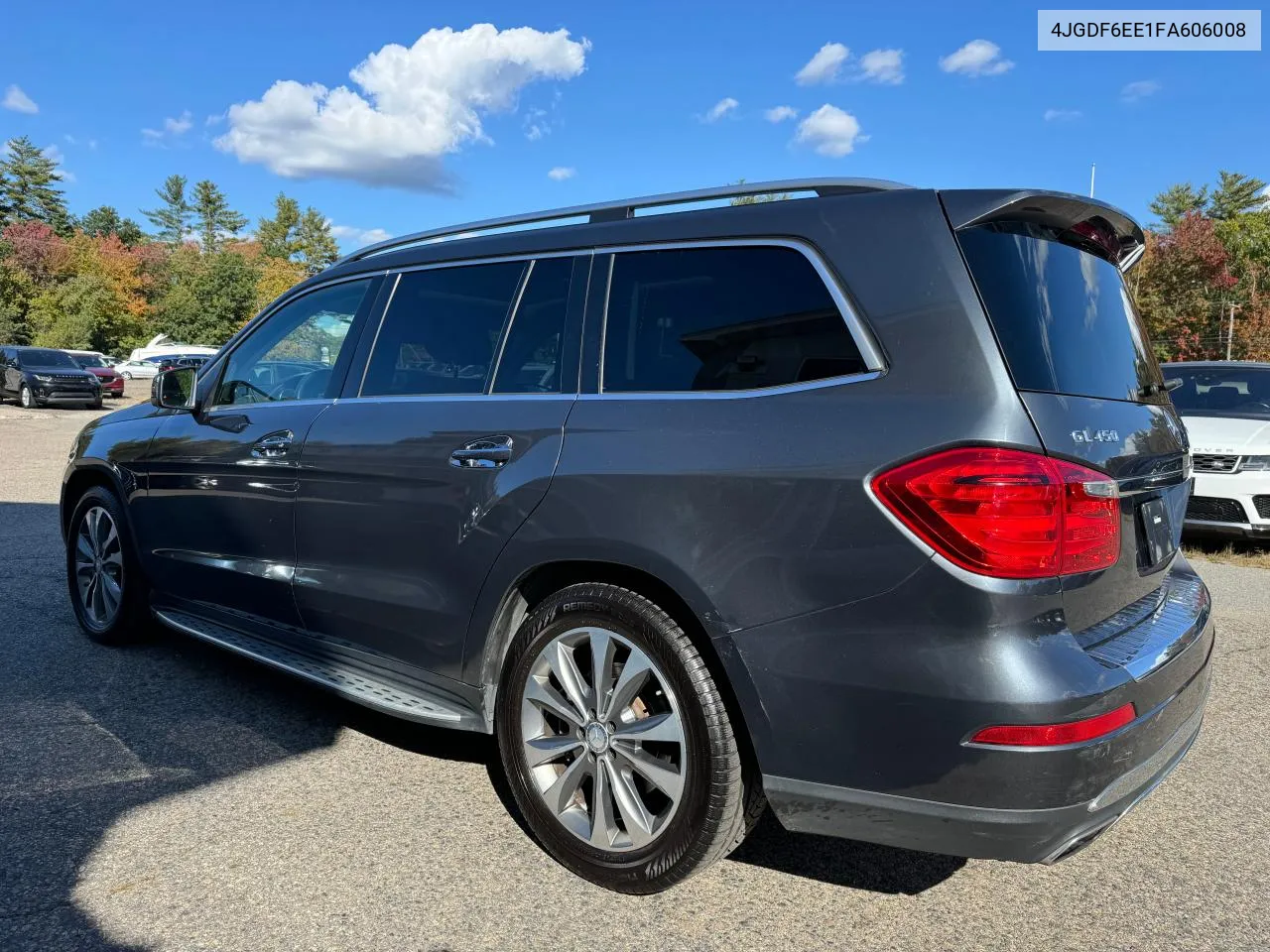 2015 Mercedes-Benz Gl 450 4Matic VIN: 4JGDF6EE1FA606008 Lot: 75477774