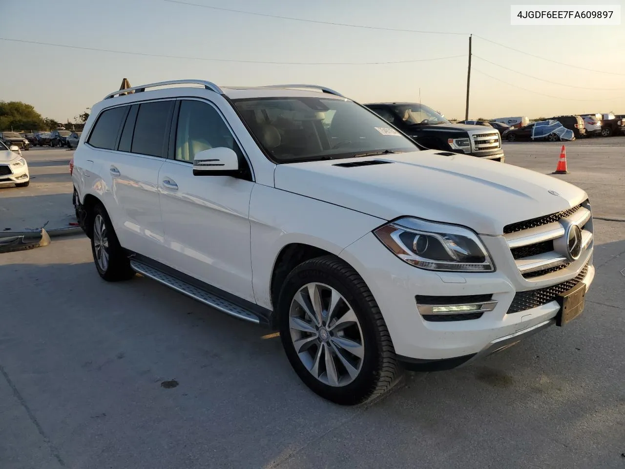 2015 Mercedes-Benz Gl 450 4Matic VIN: 4JGDF6EE7FA609897 Lot: 75491154