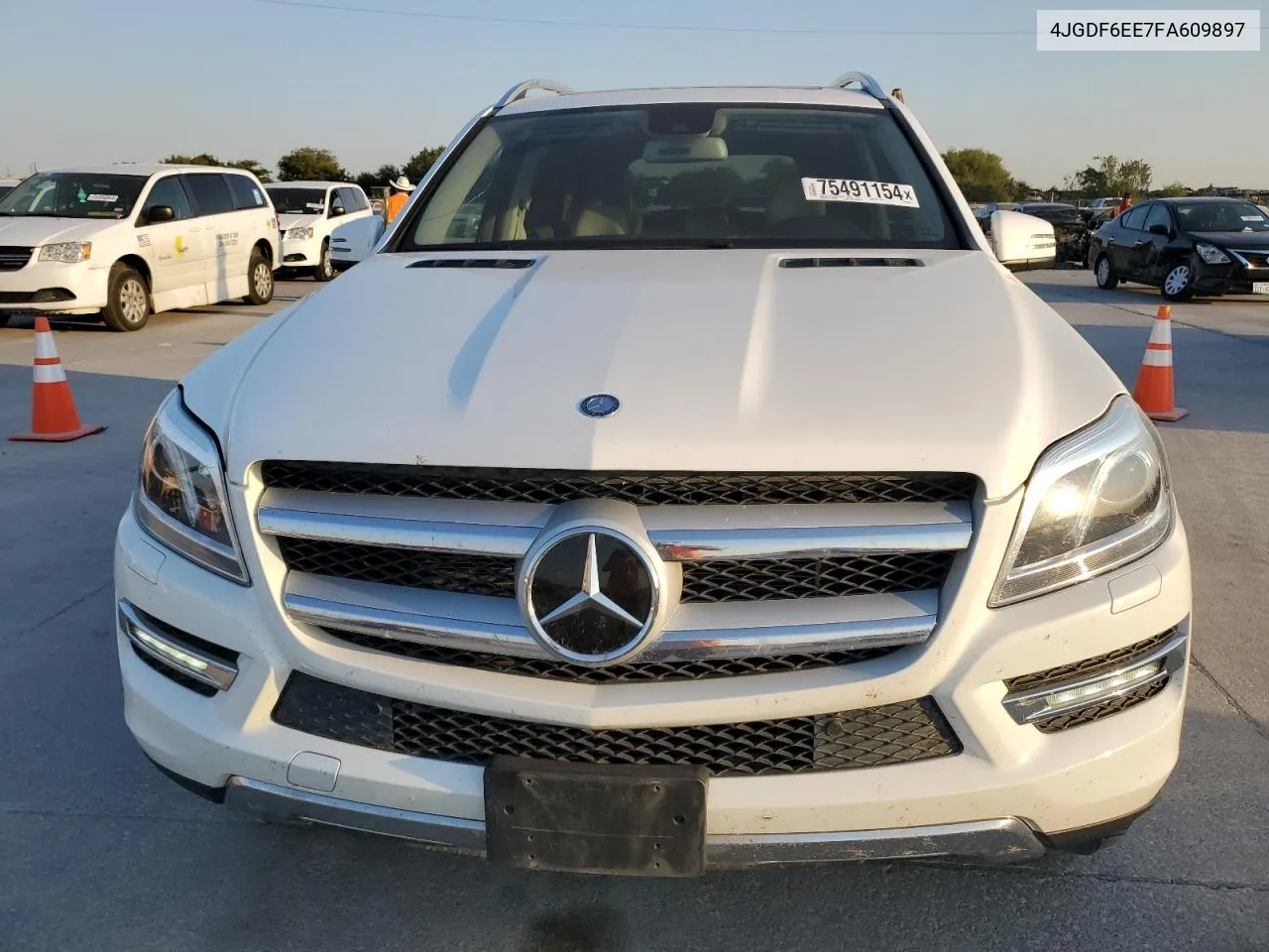 2015 Mercedes-Benz Gl 450 4Matic VIN: 4JGDF6EE7FA609897 Lot: 75491154