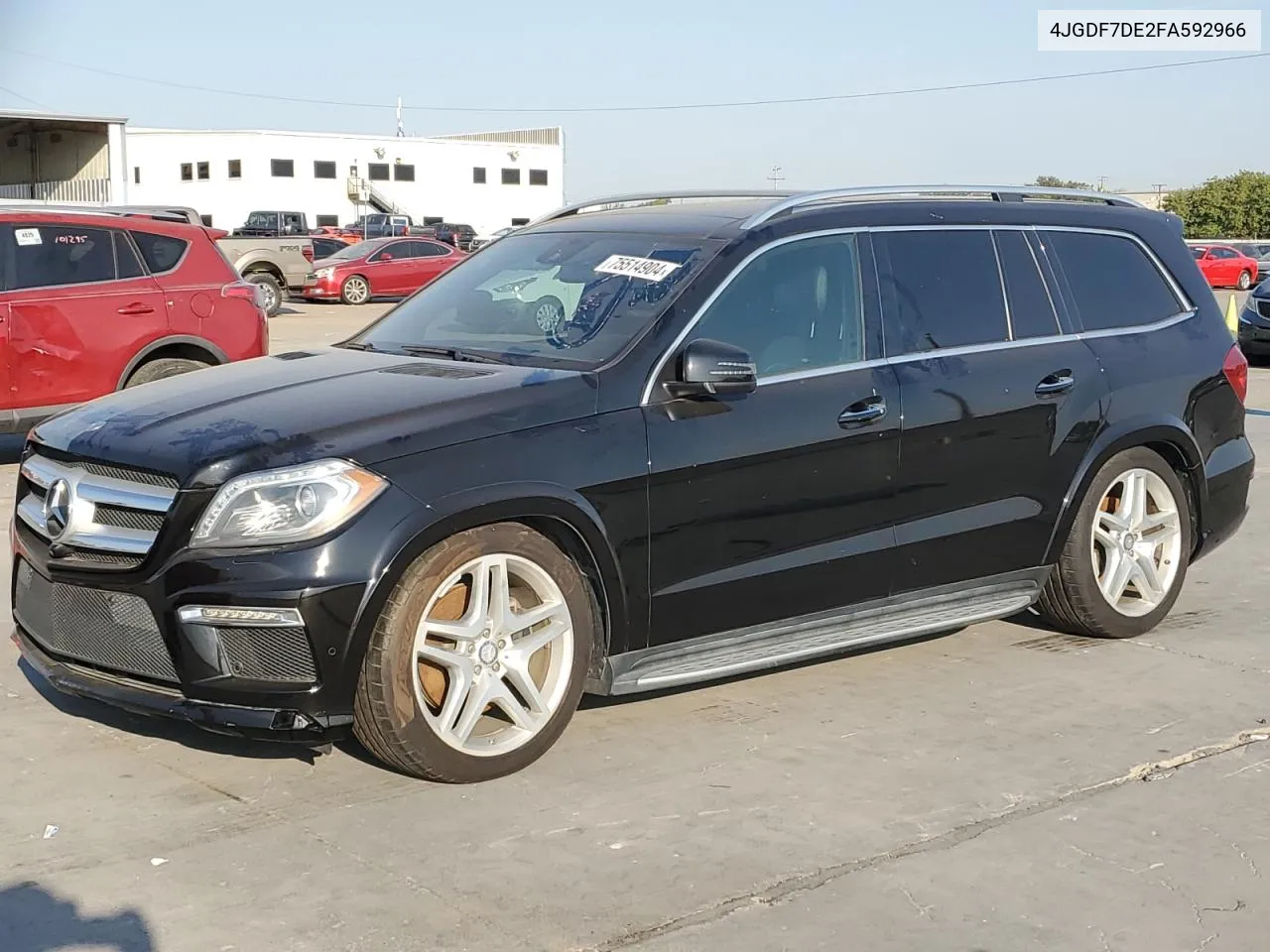 2015 Mercedes-Benz Gl 550 4Matic VIN: 4JGDF7DE2FA592966 Lot: 75514904