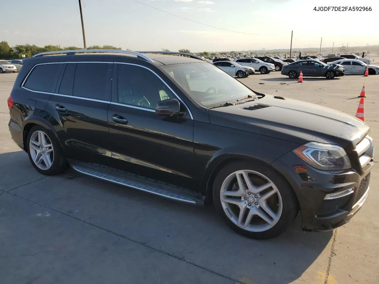 2015 Mercedes-Benz Gl 550 4Matic VIN: 4JGDF7DE2FA592966 Lot: 75514904