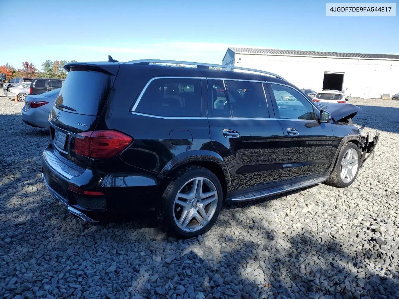 2015 Mercedes-Benz Gl 550 4Matic VIN: 4JGDF7DE9FA544817 Lot: 75572424