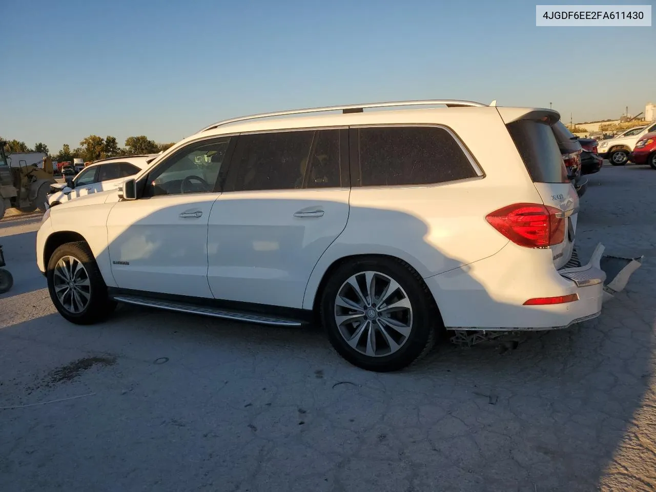 2015 Mercedes-Benz Gl 450 4Matic VIN: 4JGDF6EE2FA611430 Lot: 75868204