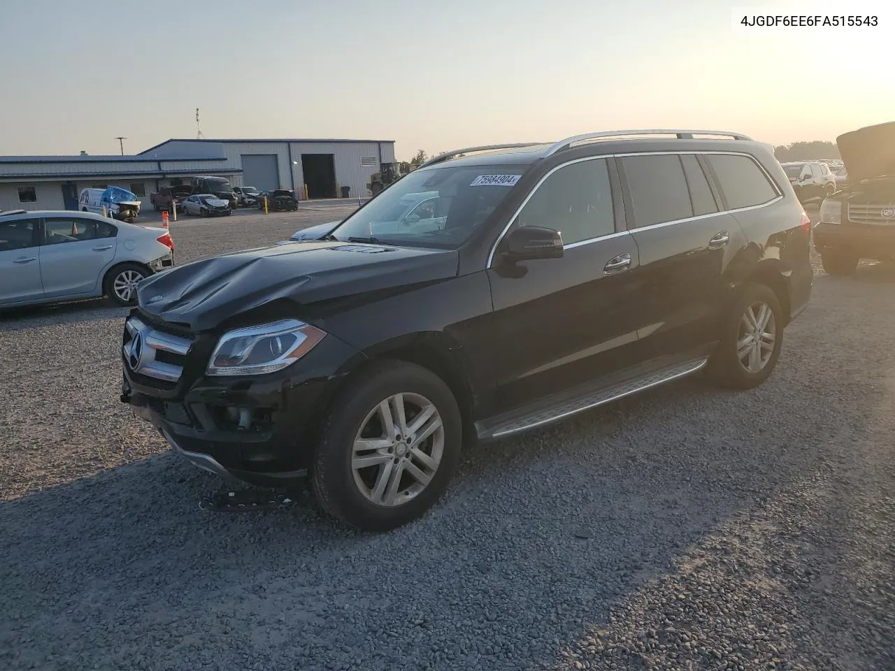 2015 Mercedes-Benz Gl 450 4Matic VIN: 4JGDF6EE6FA515543 Lot: 75984904