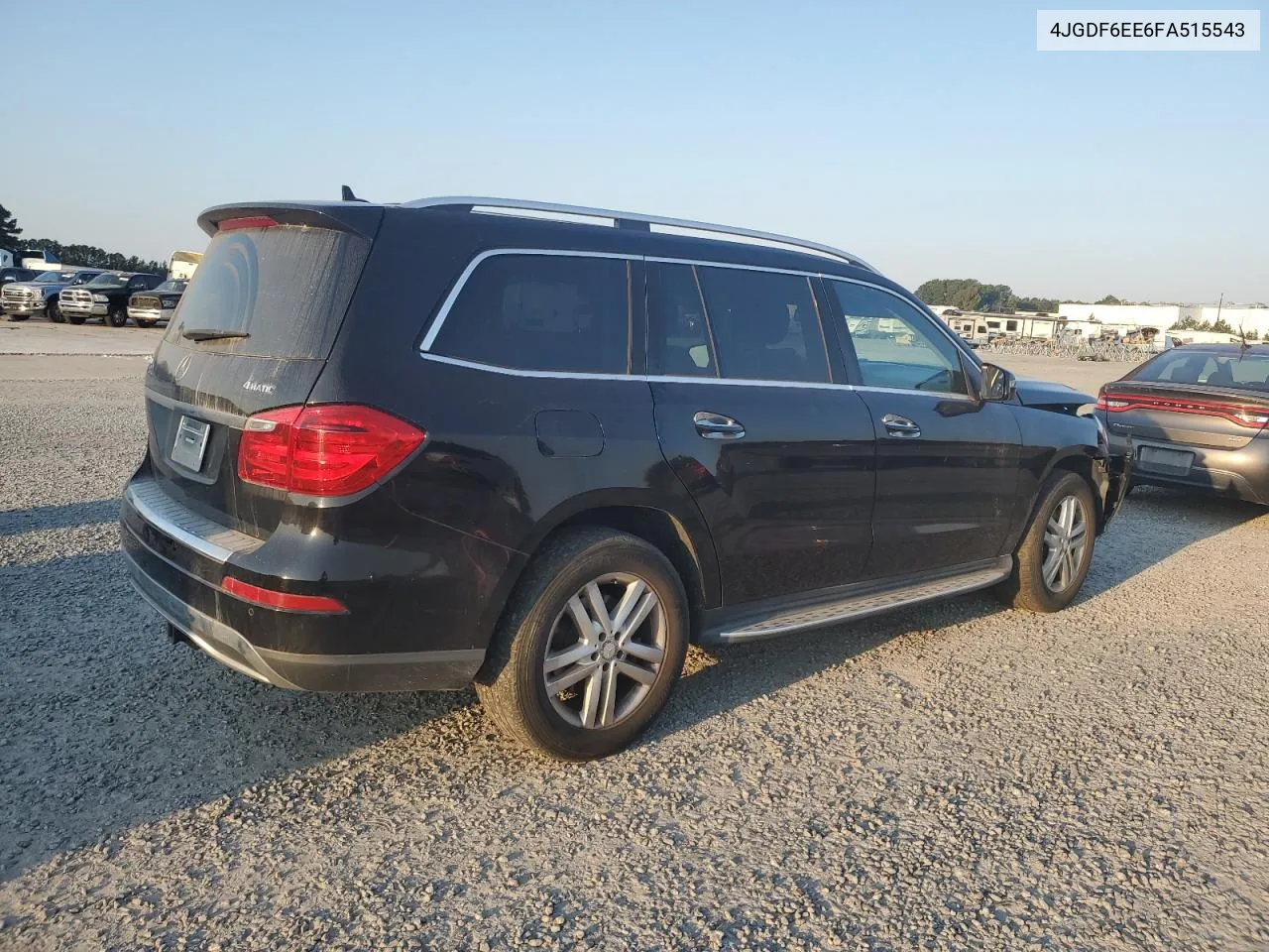 2015 Mercedes-Benz Gl 450 4Matic VIN: 4JGDF6EE6FA515543 Lot: 75984904