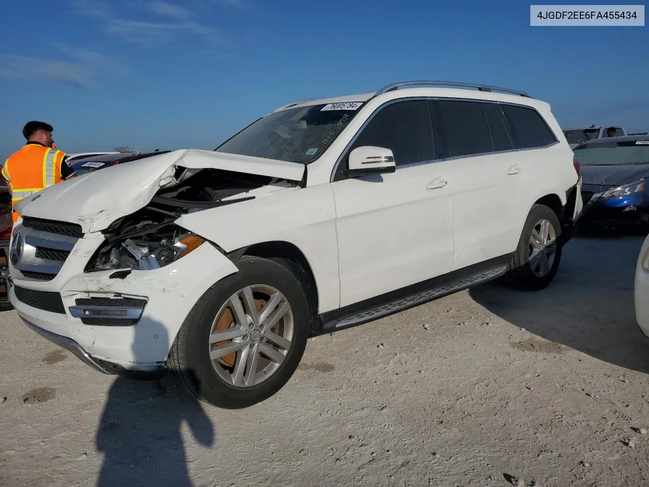 2015 Mercedes-Benz Gl 350 Bluetec VIN: 4JGDF2EE6FA455434 Lot: 76005784