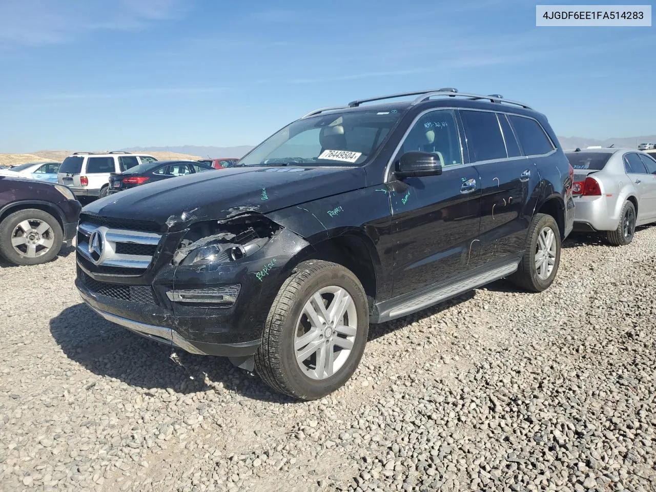 2015 Mercedes-Benz Gl 450 4Matic VIN: 4JGDF6EE1FA514283 Lot: 76449504