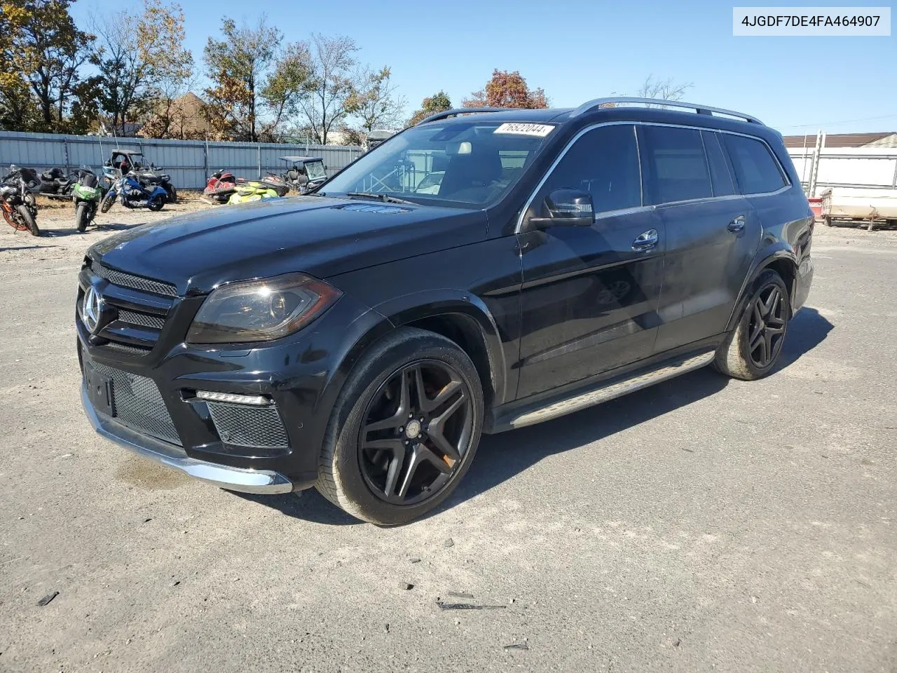 2015 Mercedes-Benz Gl 550 4Matic VIN: 4JGDF7DE4FA464907 Lot: 76522044