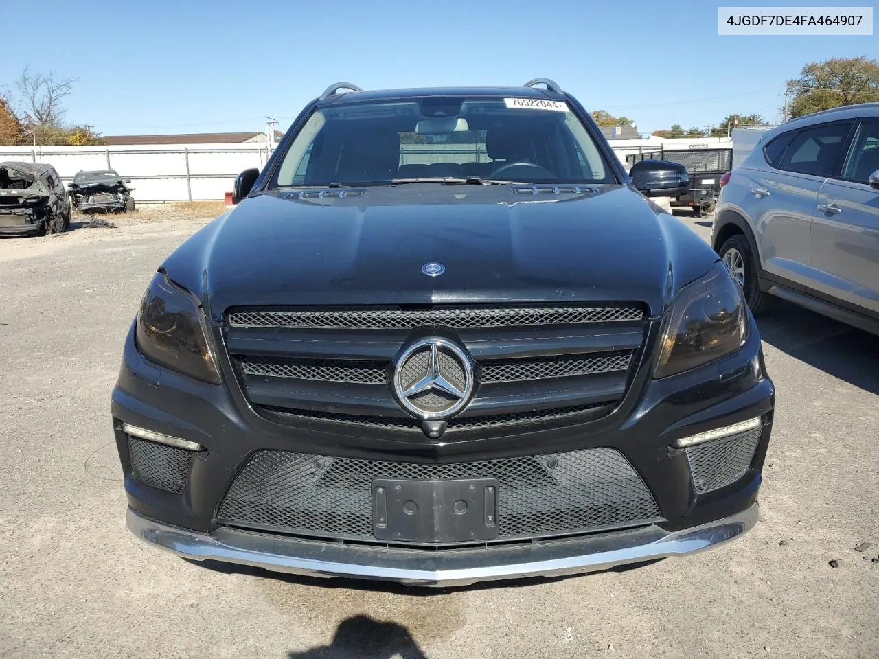 2015 Mercedes-Benz Gl 550 4Matic VIN: 4JGDF7DE4FA464907 Lot: 76522044