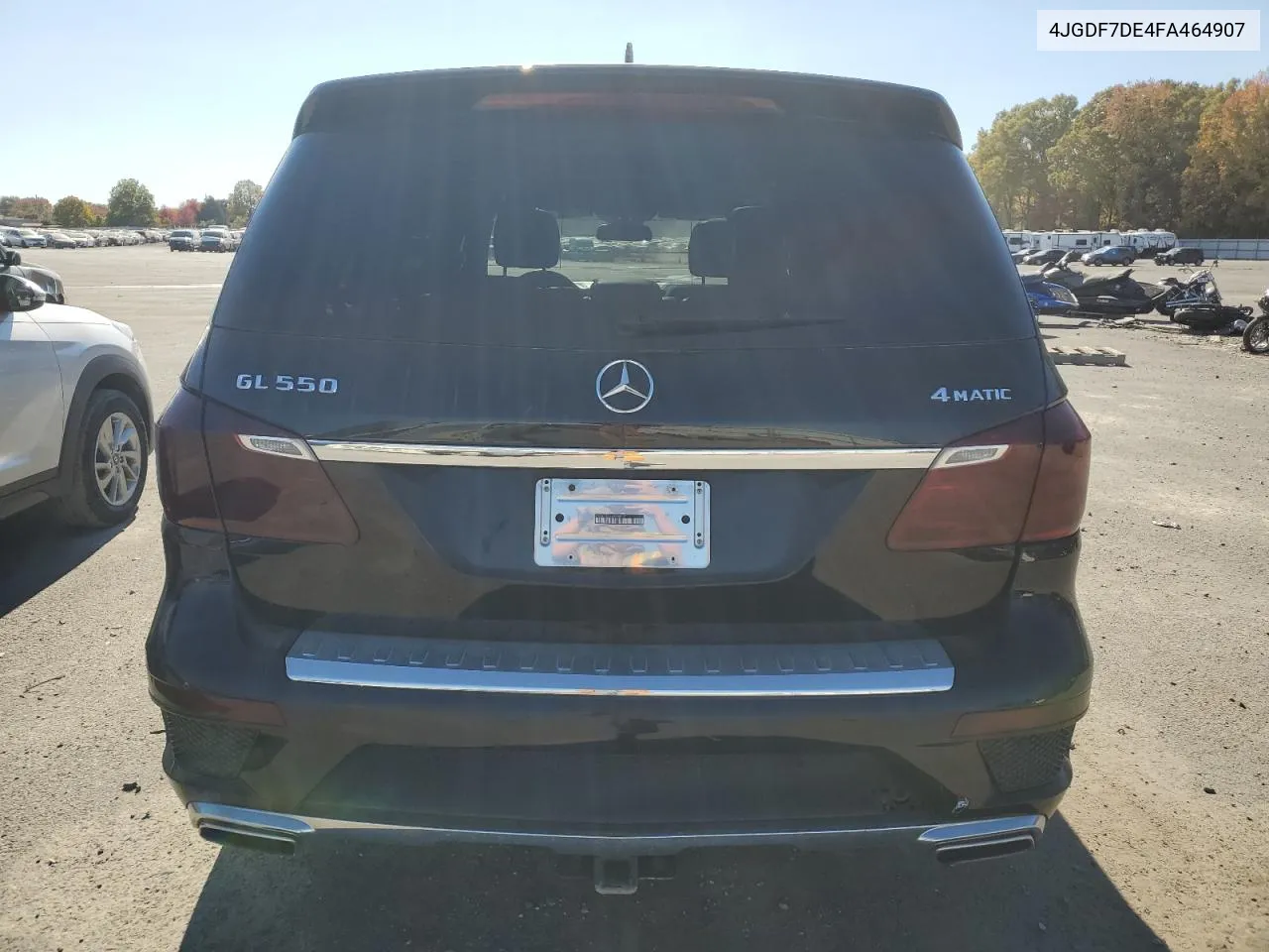 2015 Mercedes-Benz Gl 550 4Matic VIN: 4JGDF7DE4FA464907 Lot: 76522044