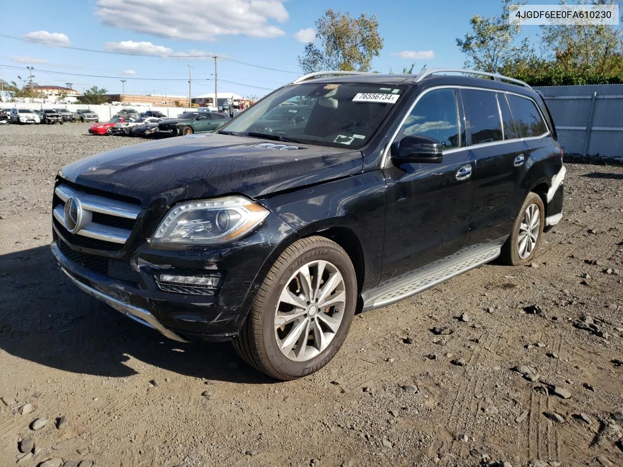 2015 Mercedes-Benz Gl 450 4Matic VIN: 4JGDF6EE0FA610230 Lot: 76556734