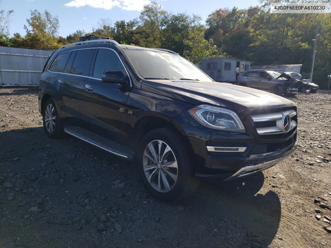 2015 Mercedes-Benz Gl 450 4Matic VIN: 4JGDF6EE0FA610230 Lot: 76556734