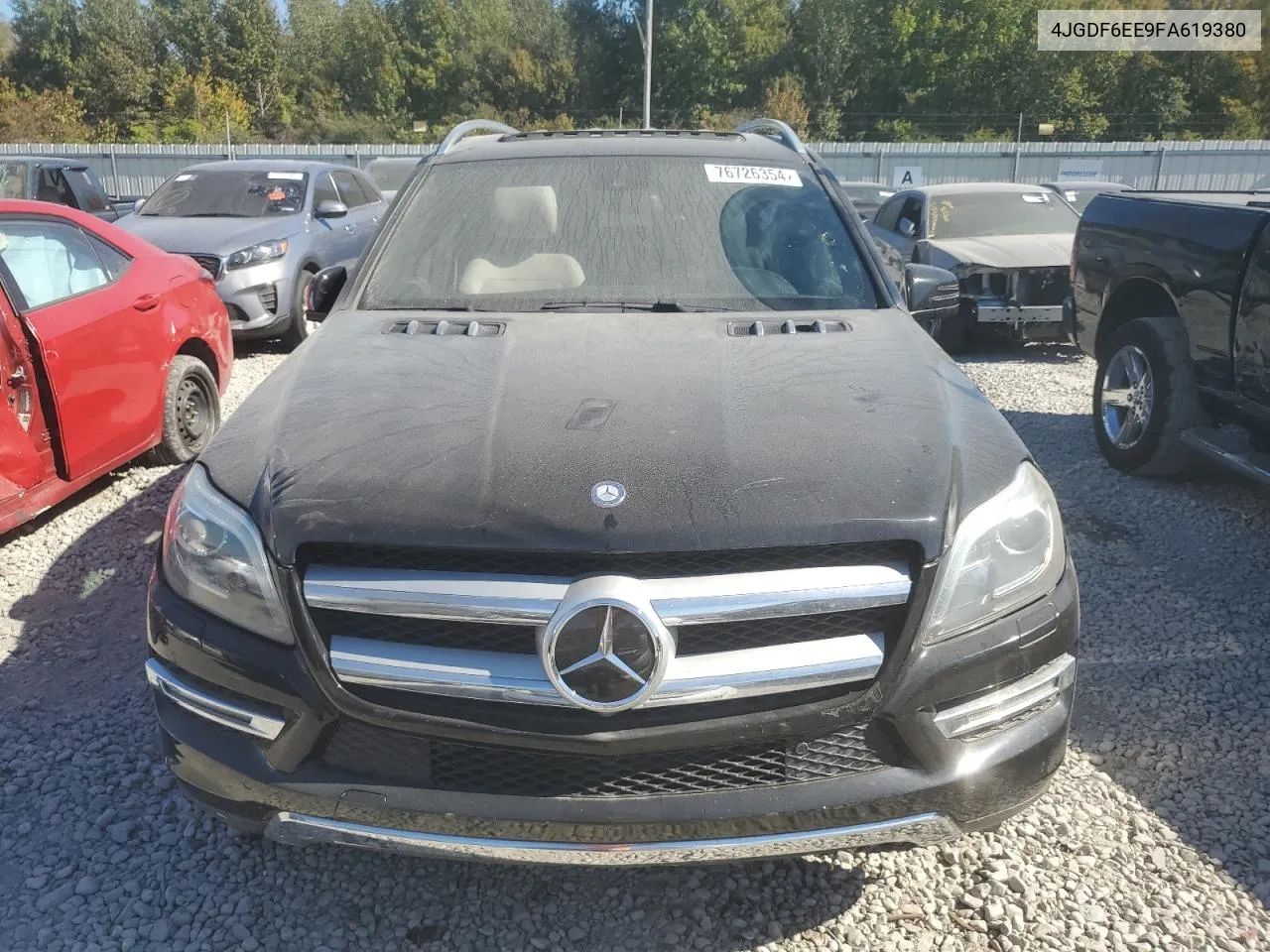 2015 Mercedes-Benz Gl 450 4Matic VIN: 4JGDF6EE9FA619380 Lot: 76726354